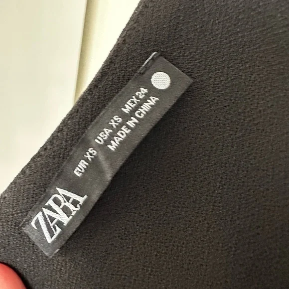 Zara Classic Black Strapless Top - Picture 7 of 10